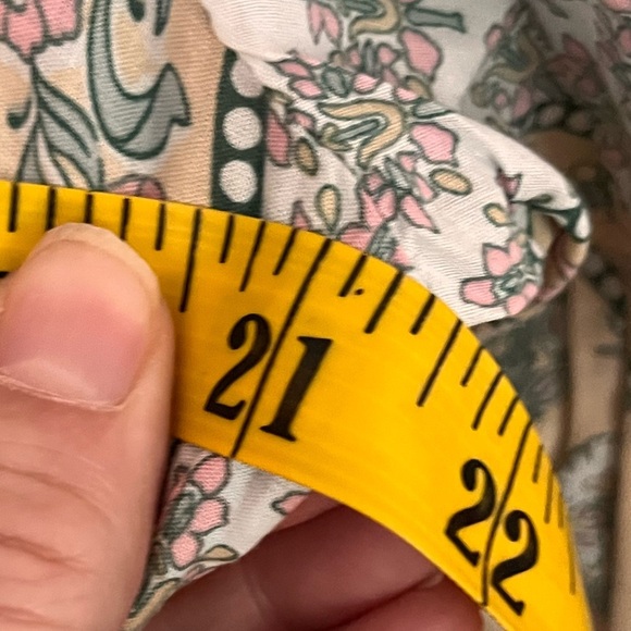 Soft Surroundings Paisley Print Women's Top 100% Cotton size PM Cottagecore Gift - Picture 10 of 10